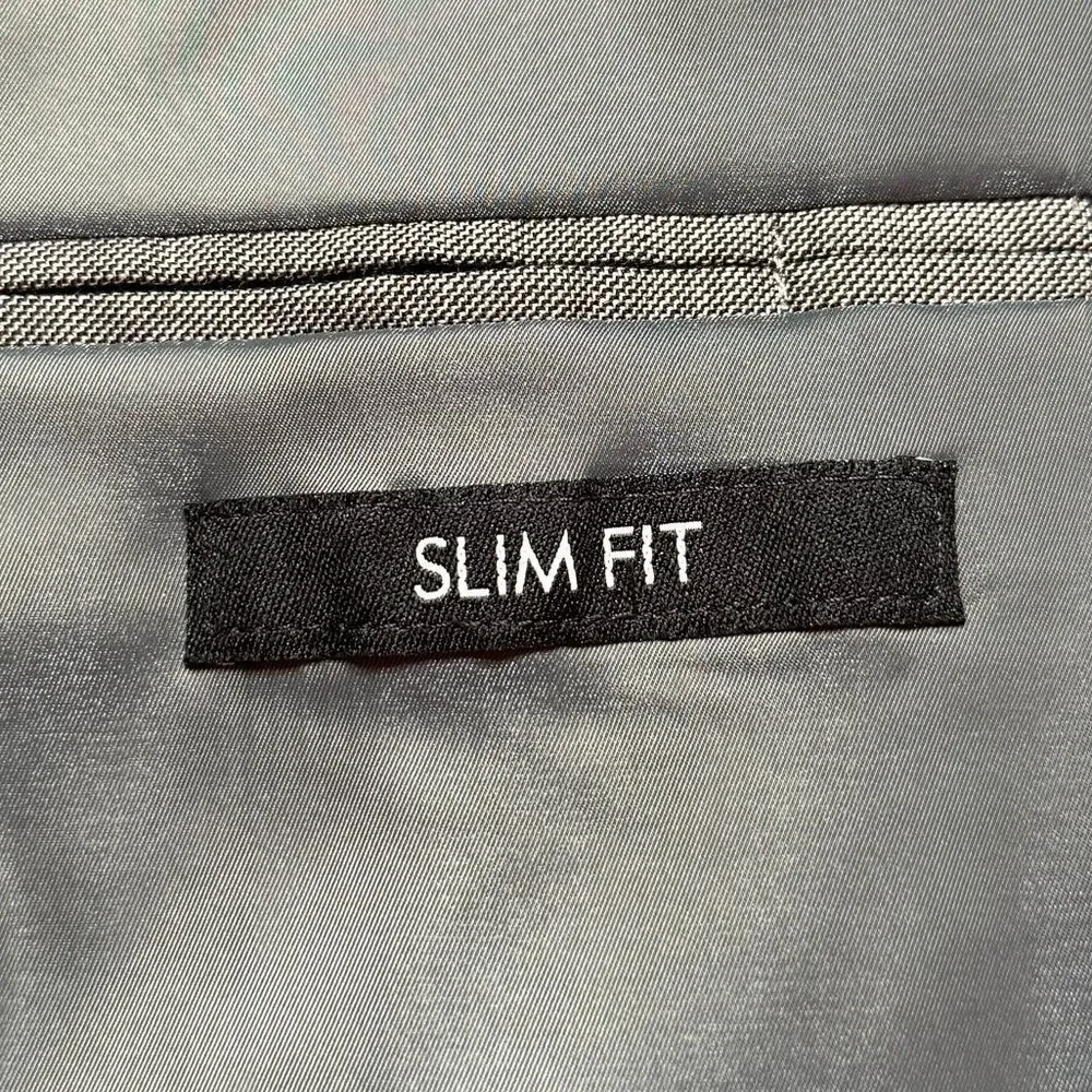 Jos. A. Bank Slim Fit Gray Wool Blazer size 38 Long